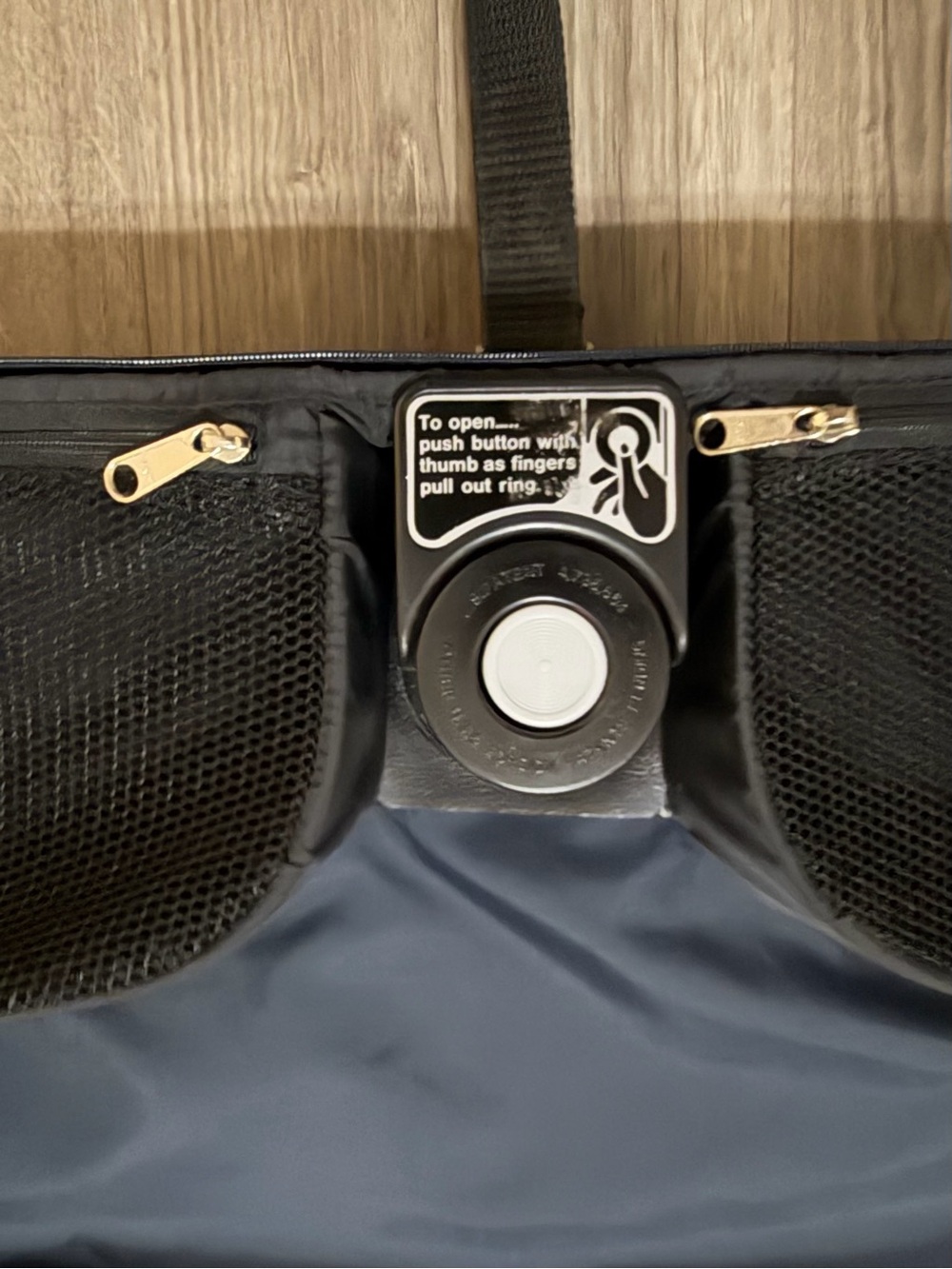 Samsonite Navy Travel Garment Bag with Shoulder Strap - Picture 12 of 15